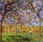 Claude Monet Giverny in Springtime painting